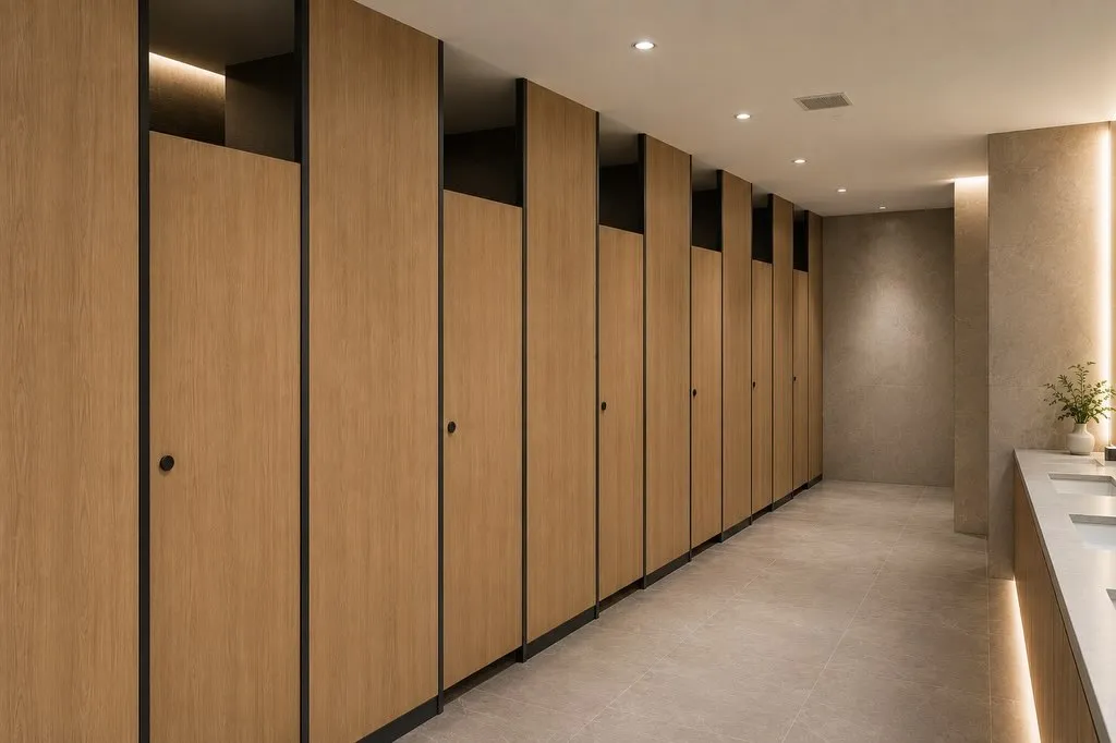 美しさと機能性を兼ね備えたトイレ空間🏢